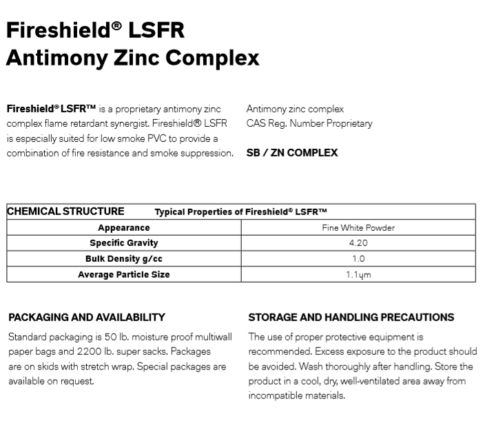 朗盛阻燃剂Fireshield LSFR